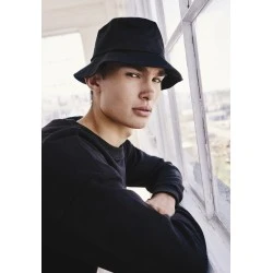 Шапка идиотка в черно Flexfit Cotton Twill Bucket Hat