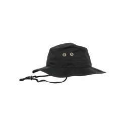 Шапка идиотка с връзка в черен цвят Angler Hat 