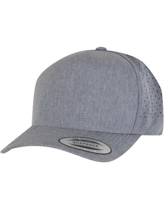 YP CLASSICS 5 Panel Snapckback heathergrey one size