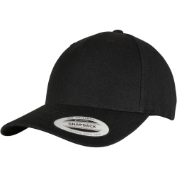 Шапка с козирка YP CLASSICS 5-PANEL PREMIUM CURVED VISOR SNAPBACK CAP black one size
