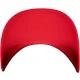 YP CLASSICS 5-PANEL PREMIUM CURVED VISOR SNAPBACK CAP red one size