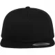 Шапка с козирка в черно Classic 5 Panel Snapback, Шапки с козирка - Hoodstyle.bg