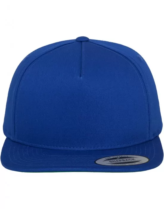 Шапка с козирка в синьо Classic 5 Panel Snapback, Шапки с козирка - Hoodstyle.bg