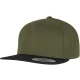 Classic 5 Panel Snapback olive/black one size