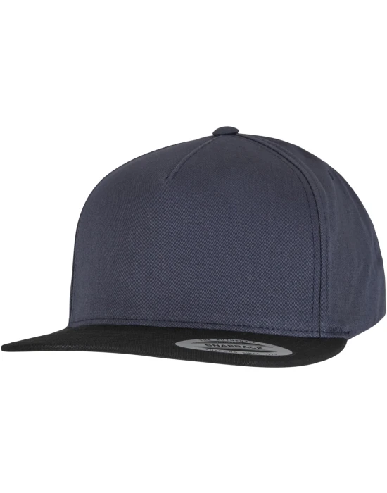 Classic 5 Panel Snapback navy/black one size