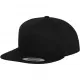Шапка с козирка в черно Classic 5 Panel Snapback, Шапки с козирка - Hoodstyle.bg