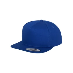 Шапка с козирка в синьо Classic 5 Panel Snapback 