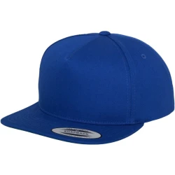 Шапка с козирка в синьо Classic 5 Panel Snapback 