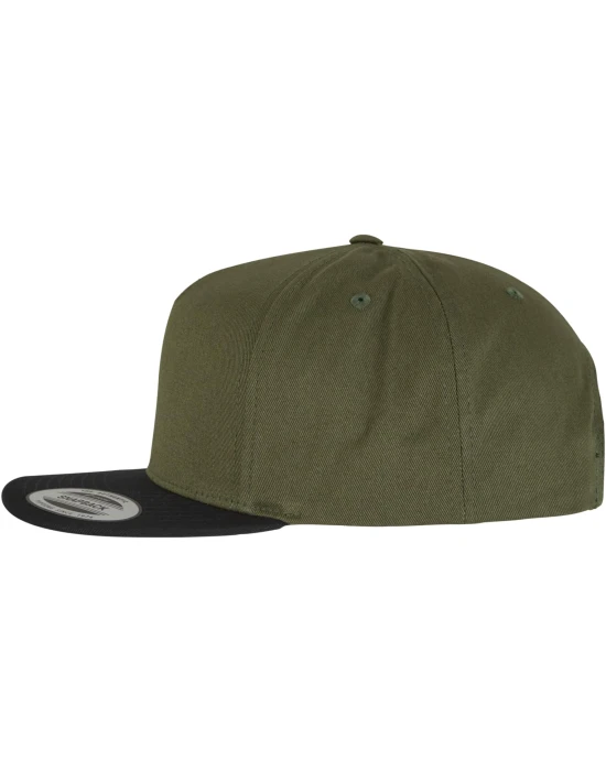 Classic 5 Panel Snapback olive/black one size