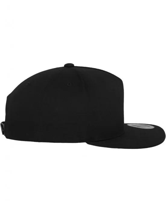 Шапка с козирка в черно Classic 5 Panel Snapback, Шапки с козирка - Hoodstyle.bg