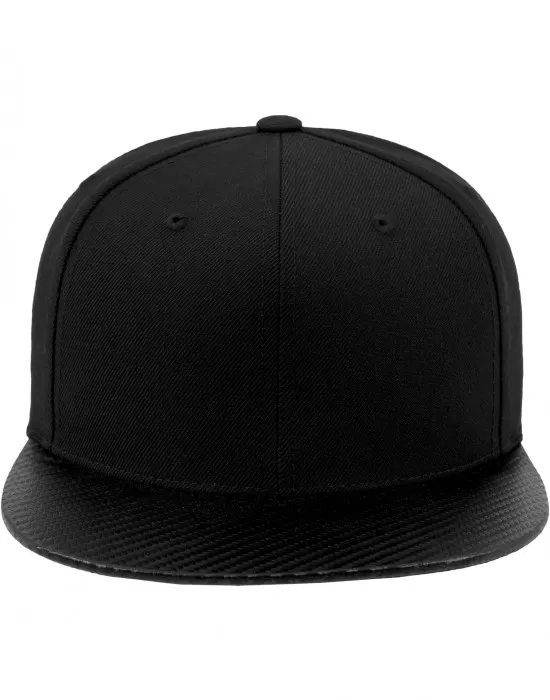 Шапка с козирка в черно Carbon Snapback, Шапки с козирка - Hoodstyle.bg