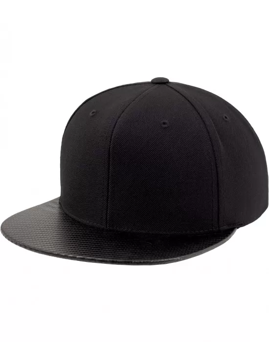 Шапка с козирка в черно Carbon Snapback, Шапки с козирка - Hoodstyle.bg