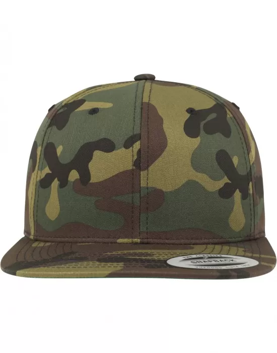 Шапка с козирка в камуфлажен цвят Camo Classic Snapback, Шапки с козирка - Hoodstyle.bg