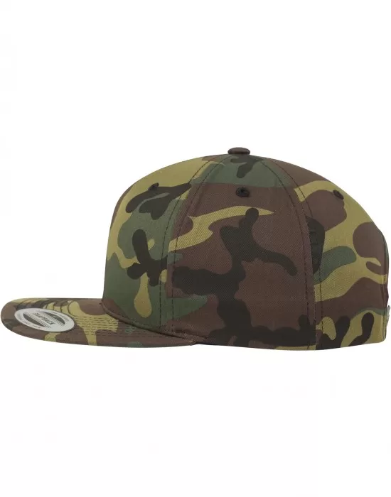 Шапка с козирка в камуфлажен цвят Camo Classic Snapback, Шапки с козирка - Hoodstyle.bg