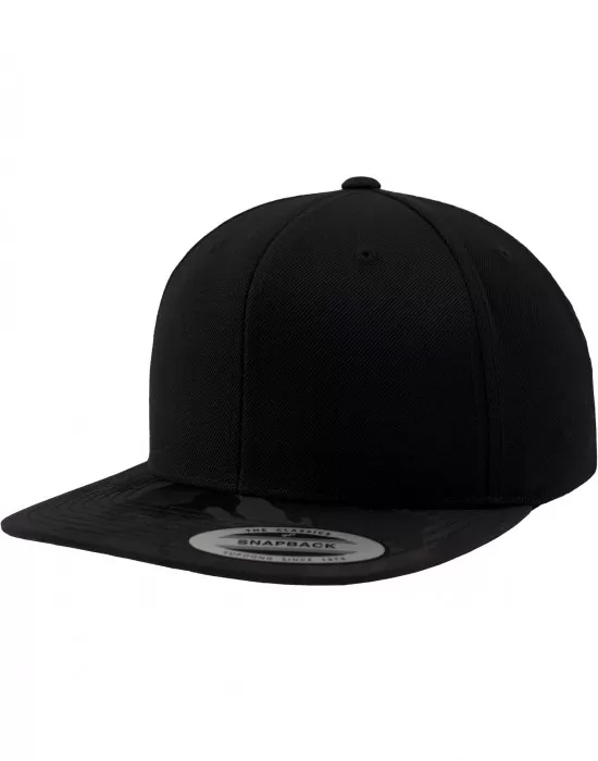 Шапка с козирка в черно Camo Visor Snapback, Шапки с козирка - Hoodstyle.bg