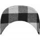 Шапка с козирка в черно Checked Flanell Peak Snapback, Шапки с козирка - Hoodstyle.bg