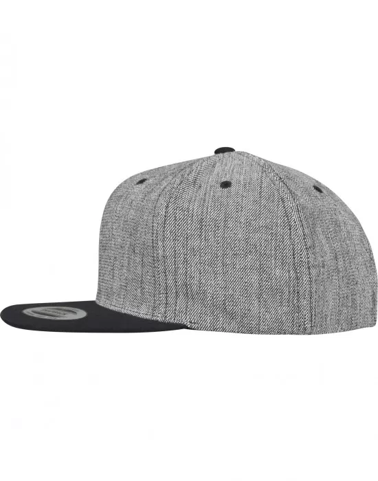 Шапка с козирка в сиво Solid Snapback, Шапки с козирка - Hoodstyle.bg