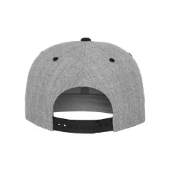 Сива шапка с козирка в черно Mister Tee Classic Snapback 2-Tone 