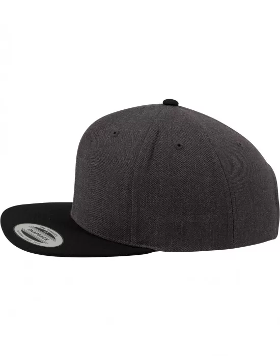 Шапка с козирка в сиво Classic Snapback 2-Tone, Шапки с козирка - Hoodstyle.bg