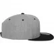 Сива шапка с козирка в черно Mister Tee Classic Snapback 2-Tone, Шапки с козирка - Hoodstyle.bg