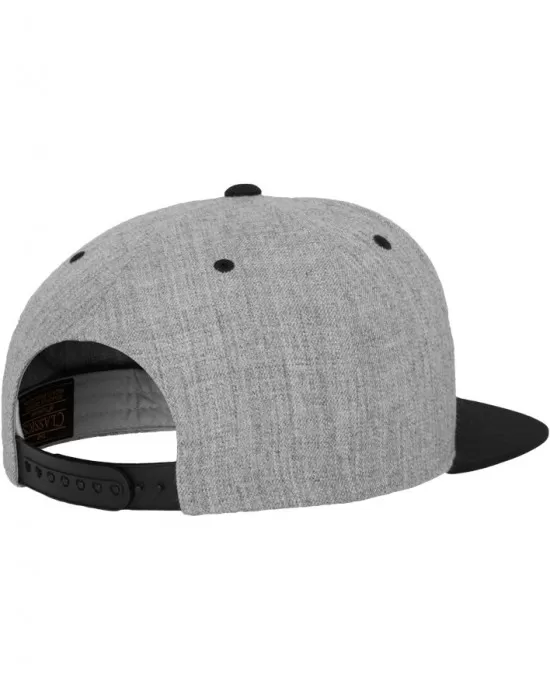 Сива шапка с козирка в черно Mister Tee Classic Snapback 2-Tone, Шапки с козирка - Hoodstyle.bg
