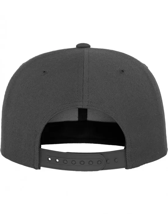 Шапка с козирка в тъмносиво Classic Snapback, Шапки с козирка - Hoodstyle.bg