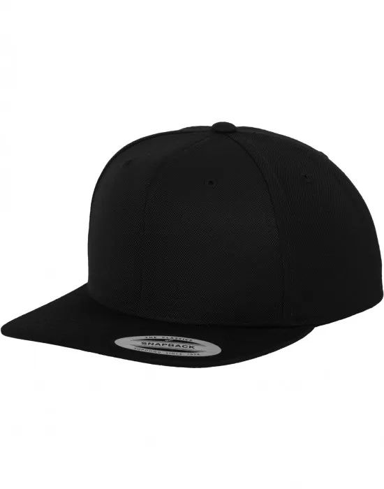 Шапка с козирка в черно Classic Snapback, Шапки с козирка - Hoodstyle.bg