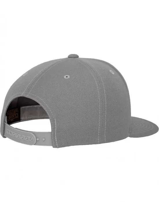 Шапка с козирка в сиво Classic Snapback, Шапки с козирка - Hoodstyle.bg