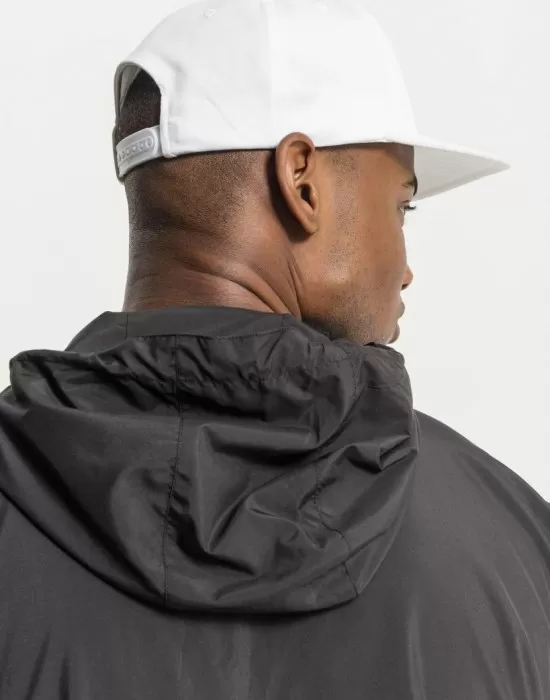 Шапка с козирка в бяло Organic Cotton Snapback, Шапки с козирка - Hoodstyle.bg