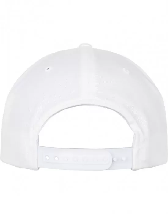 Шапка с козирка в бяло Organic Cotton Snapback, Шапки с козирка - Hoodstyle.bg