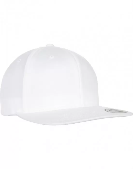 Шапка с козирка в бяло Organic Cotton Snapback, Шапки с козирка - Hoodstyle.bg