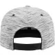 Шапка с козирка в сиво Stripes Melange Crown Snapback, Шапки с козирка - Hoodstyle.bg