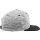Шапка с козирка в сиво Stripes Melange Crown Snapback, Шапки с козирка - Hoodstyle.bg