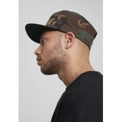 Шапка с козирка в зелен камуфлажен цвят Classic Snapback 2-Tone 