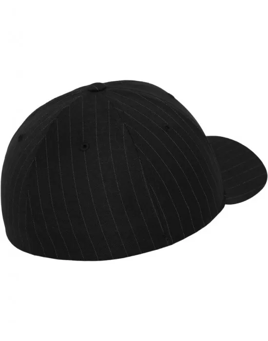 Шапка с козирка в черно Flexfit Pinstripe, Шапки с козирка - Hoodstyle.bg