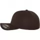 Шапка с козирка в кафяво Flexfit Pinstripe, Шапки с козирка - Hoodstyle.bg
