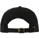 Low Profile Corduroy Dad Cap black one size
