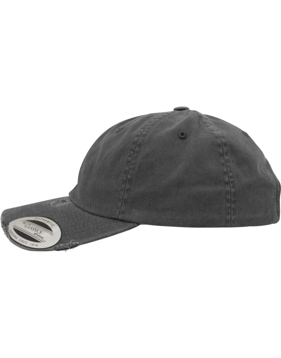 Low Profile Destroyed Cap darkgrey one size