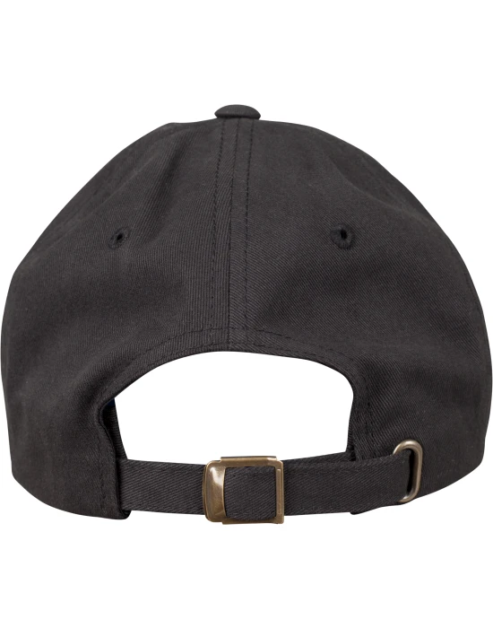 Peached Cotton Twill Dad Cap black one size