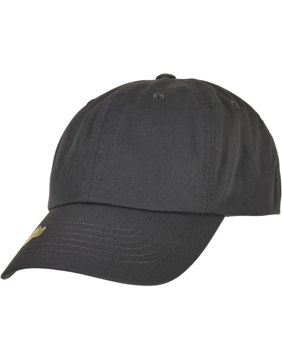 Recycled Polyester Dad Cap light charcoal one size