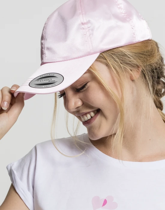 Low Profile Satin Cap light pink one size