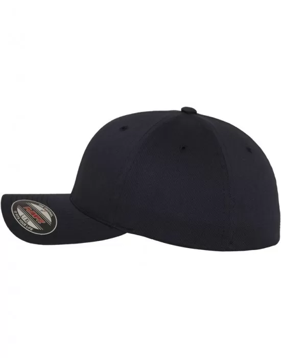 Шапка с козирка  в тъмносиньо Flexfit Wooly Combed, Шапки с козирка - Hoodstyle.bg