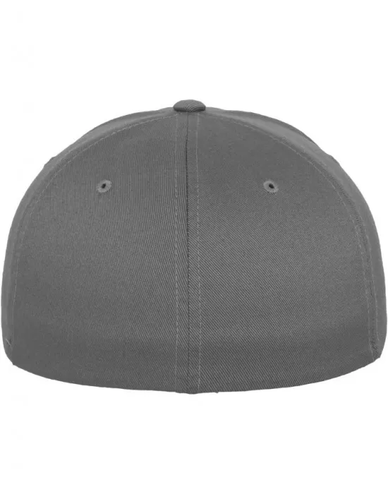 Шапка с козирка в сиво Flexfit Wooly Combed, Шапки с козирка - Hoodstyle.bg