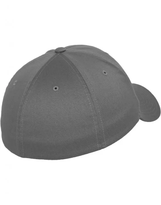 Шапка с козирка в сиво Flexfit Wooly Combed, Шапки с козирка - Hoodstyle.bg