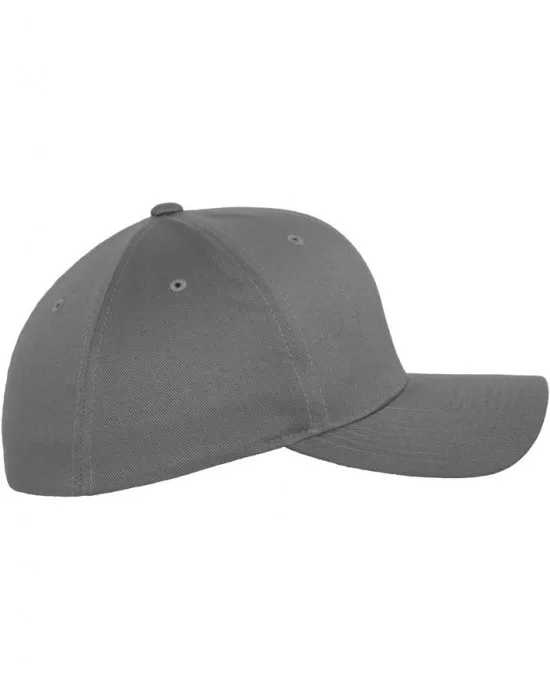 Шапка с козирка в сиво Flexfit Wooly Combed, Шапки с козирка - Hoodstyle.bg