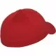 Шапка с козирка в червено Flexfit Wooly Combed, Шапки с козирка - Hoodstyle.bg