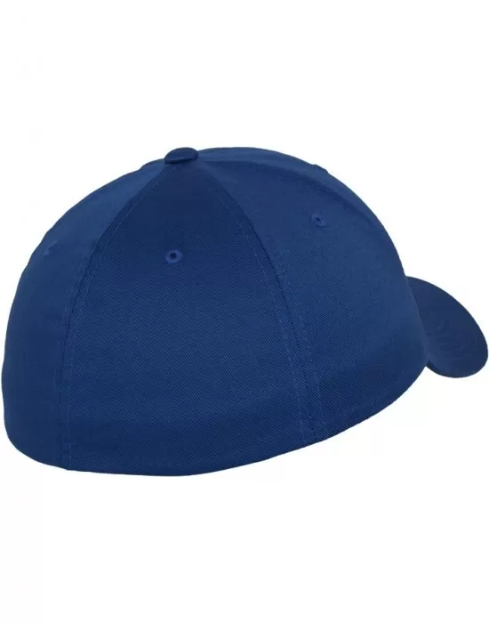 Шапка с козирка в синьо Flexfit Wooly Combed, Шапки с козирка - Hoodstyle.bg