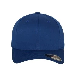 Шапка с козирка в синьо Flexfit Wooly Combed