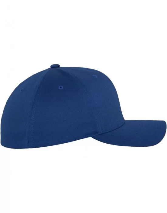 Шапка с козирка в синьо Flexfit Wooly Combed, Шапки с козирка - Hoodstyle.bg