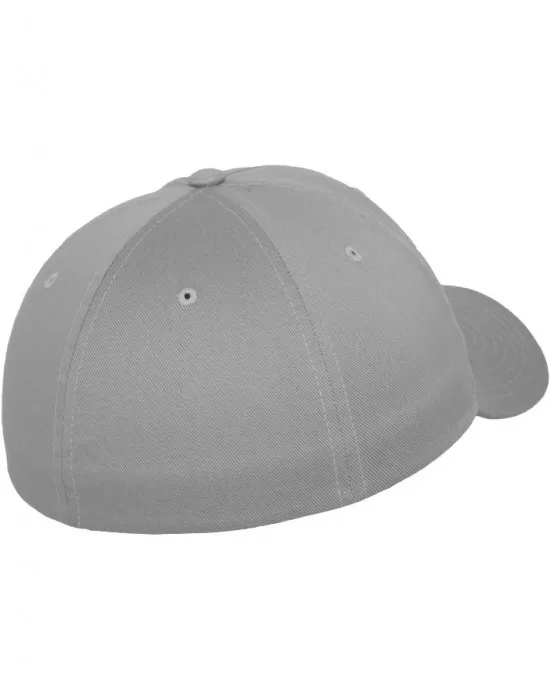 Шапка с козирка в сиво Flexfit Wooly Combed, Шапки с козирка - Hoodstyle.bg